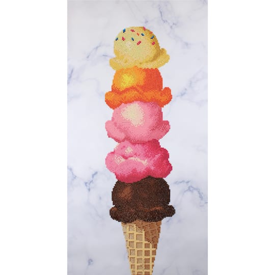 Camelot® Dots Ice Cream Diamond Painting Kit